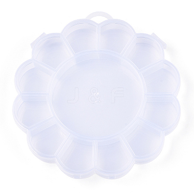 Transparent Plastic Bead Containers CON-YW0001-12-1-1