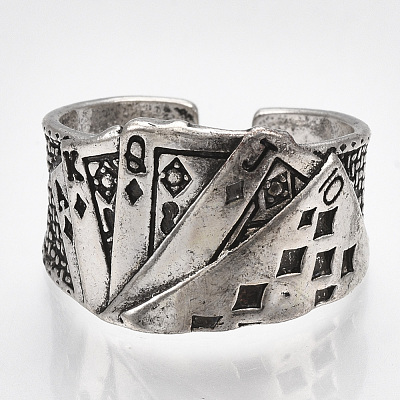 Alloy Cuff Finger Rings RJEW-T006-23-1