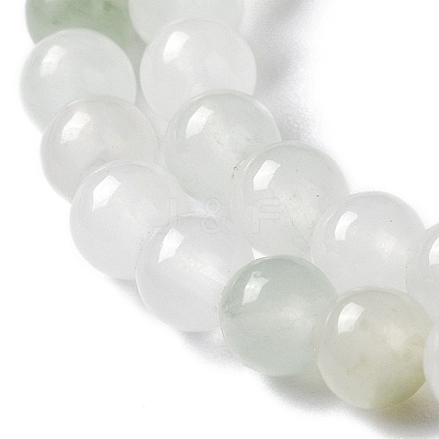 Natural Tianshan Cui Quartzite Beads Strands G-B046-01E-1