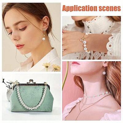 1800Pcs Baking Paint Pearlized Glass Pearl Round Beads HY-YW0001-10-1