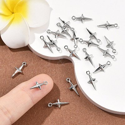 SHEGRACE Brass Star Charms XGR0167P-104P-1