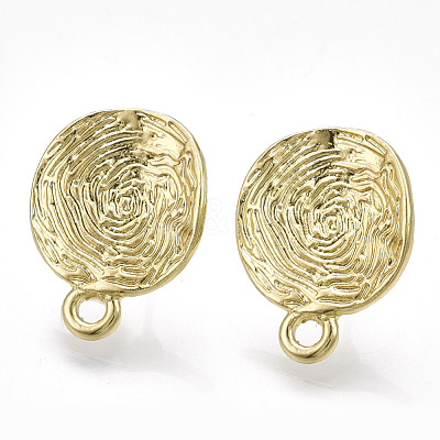 Alloy Stud Earring Findings PALLOY-T065-02-1