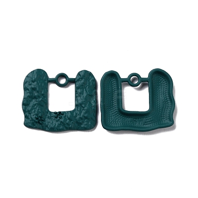 Spray Painted Alloy Pendants PALLOY-P263-A07-1