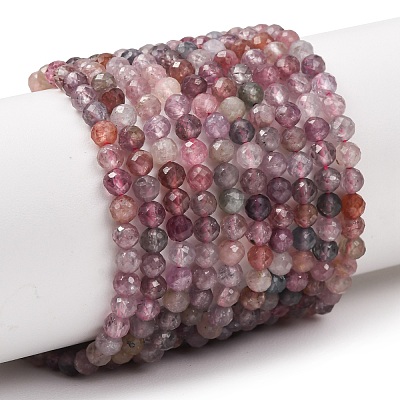 Natural Multicolor Spinel Beads Strands GG-CBAA8F4-B08-4mm-A-1