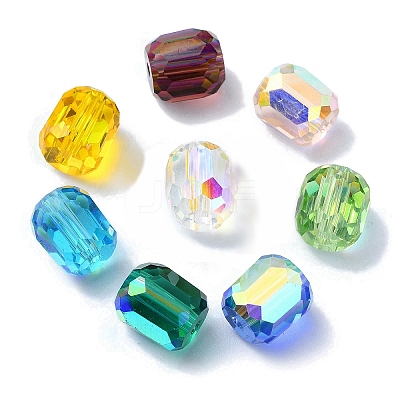 AB Color Plated Glass Beads GLAA-F108-12B-M-1