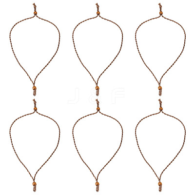 Adjustable Waxed Polyester Cord Necklace Making NJEW-TAC0028-1