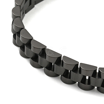 Ion Plating(IP) 304 Stainless Steel Thick Link Chain Bracelet Hand Polished BJEW-G649-10C-1