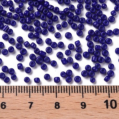 Baking Paint Glass Seed Beads SEED-S001-K6-1
