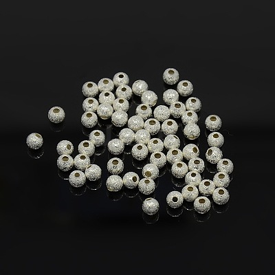 Brass Textured Beads EC247-S-1