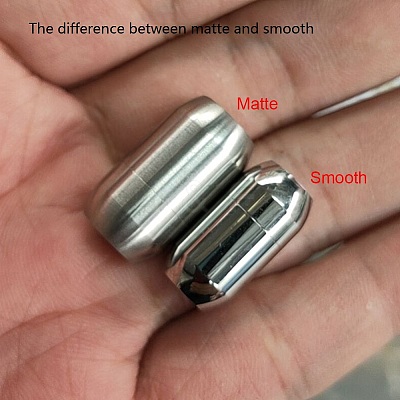 Tarnish Resistant Matte 304 Stainless Steel Barrel Magnetic Clasps with Glue-in Ends STAS-E089-06A-1