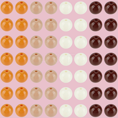 Opaque Acrylic Beads SACR-PA0001-04B-01-1