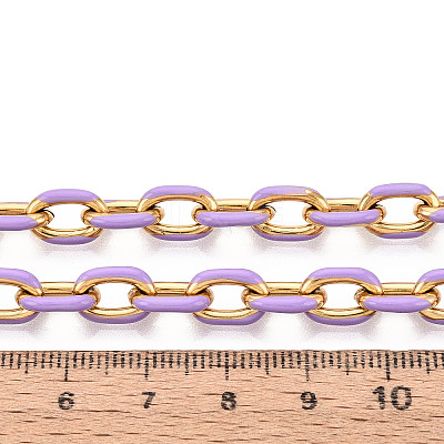 304 Stainless Steel Enamel Cable Chains CHS-ZX006-06L-1