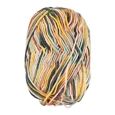 Polyester Fibers Knitting Yarn DIY-TADJ0002-005G-1