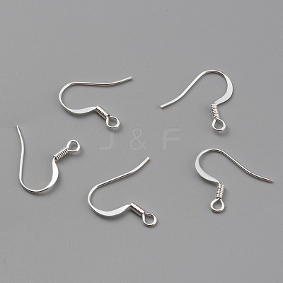 Brass Earring Hooks X-KK-O131-08S-1