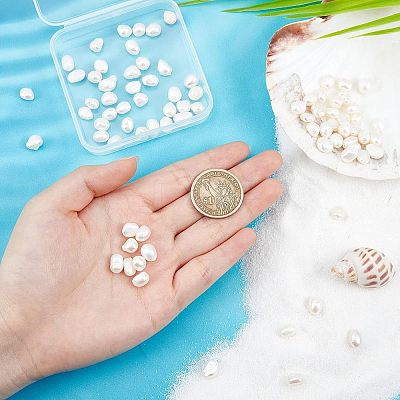 2 Strands Natural Cultured Freshwater Pearl Beads Strands PEAR-NB0001-10-1