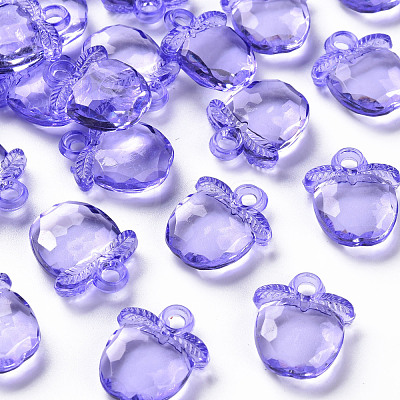 Transparent Acrylic Pendants TACR-S154-28B-47-1