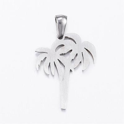304 Stainless Steel Pendants STAS-H355-06-1