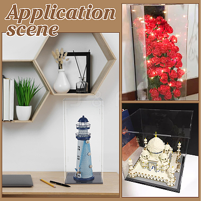 Transparent Acrylic Display Boxes ODIS-WH0329-95B-1