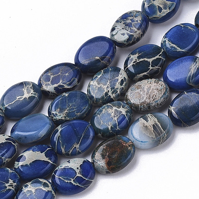 Natural Imperial Jasper Beads Strands G-S355-88A-01-1