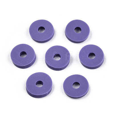Handmade Polymer Clay Beads CLAY-R067-6.0mm-B03-1