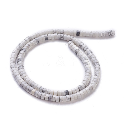 Natural Howlite Beads Strands G-F631-A03-1