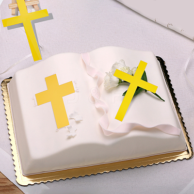 15Pcs 3 Styles Acrylic Mirror Cake Toppers FIND-CN0001-46-1
