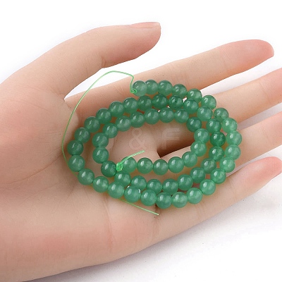 1 Strand Natural Green Aventurine Beads Strands G-YW0001-35A-1
