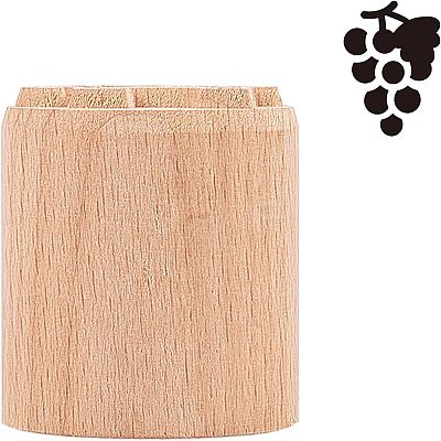 Wood Wax Seal Stamp AJEW-WH0122-007-1