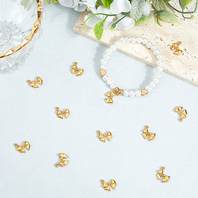 20Pcs 304 Stainless Steel Charms STAS-BBC0007-73G-1