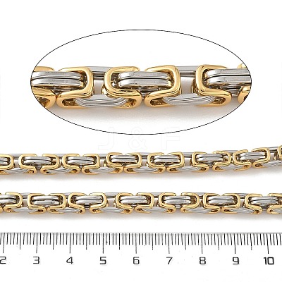 201 Stainless Steel Byzantine Chains SA-CBA46AF-02C-PG-1