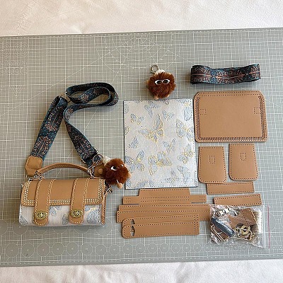 DIY Ethnic Butterfly Printed Crossbody Bags Set PW-WG294DB-01-1