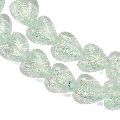 Handmade Foil Glass Beads DICH-C001-01C-1