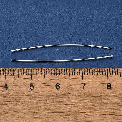Brass Flat Head Pins KK-H502-01G-S-1