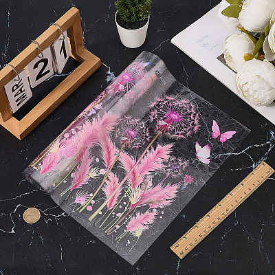 Waterproof PVC Window Stickers DIY-WH20053-13C-1