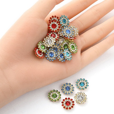 50Pcs 5 Colors Sew on Rhinestone RGLA-YW0002-03-1