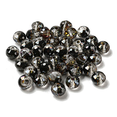 Electroplate Glass Beads EGLA-Z004-01B-M-1