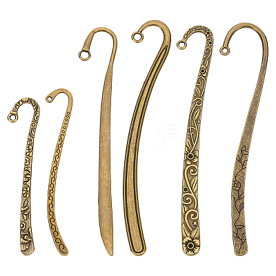 12Pcs 6 Style Tibetan Style Bookmarks FIND-ME0002-20-1