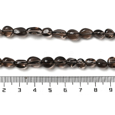 Natural Obsidian Beads Strands G-P497-01A-15-1
