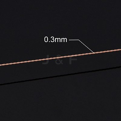 3 Strands Copper Craft Wire CWIR-BC0008-0.3mm-R-1