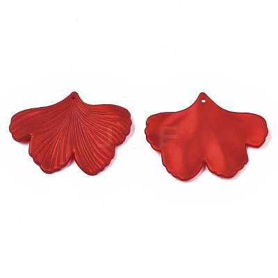 Rubberized Style Opaque Acrylic Pendants ACRP-T010-06-1