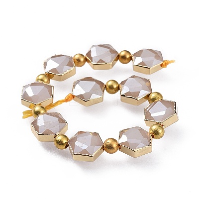 Opaque Glass Beads Strands EGLA-P045-A07-1