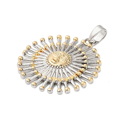 Brass Pendants KK-P329-01B-1
