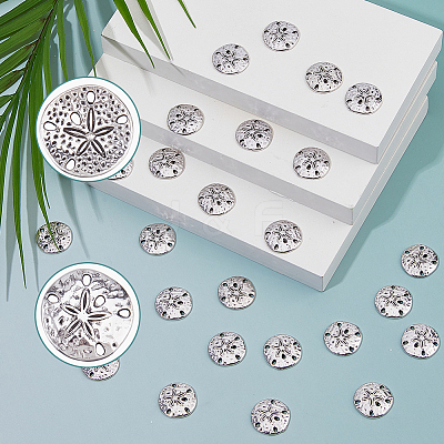 50Pcs Tibetan Style Zinc Alloy Chandelier Component Links FIND-FH0012-11-1