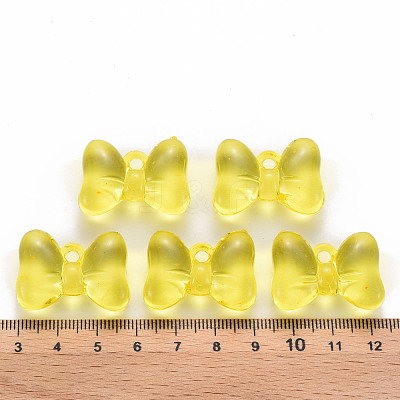 Transparent Acrylic Pendants TACR-T024-02BB-916-1