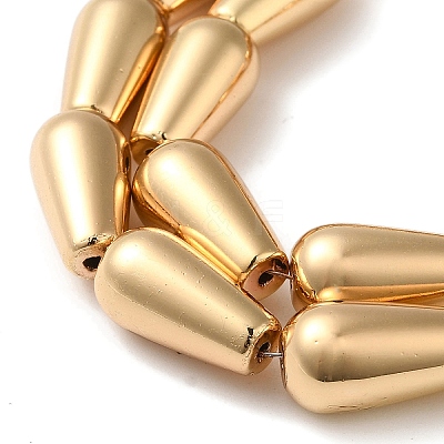 Electroplated Synthetic Magnetic Hematite Beads Strands G-Q1009-F02-01LG-1