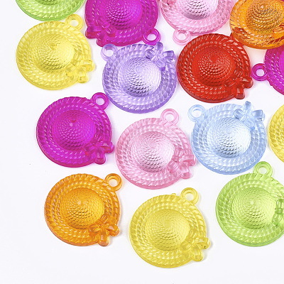 Transparent Acrylic Pendants TACR-S133-097-1