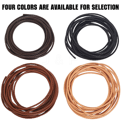5M Round Braided Cowhide Letter Cord WL-GF0001-34B-04-1