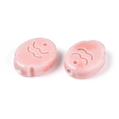 Handmade Porcelain Ceramic Beads PORC-T133-24D-1