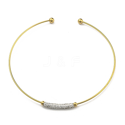 202 Stainless Steel Cuff Bangle & Necklace & Hoop Earrings Sets SJEW-M101-01G-1