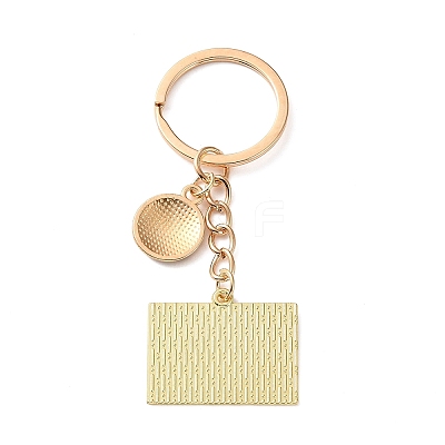 Football Theme Alloy & Enamel Keychains AL-A001-01D-G-1